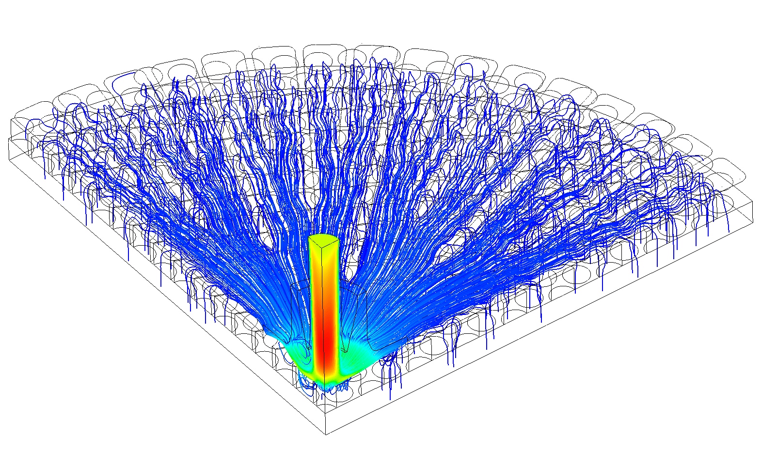 CFD-Simulation Verteilerplatte